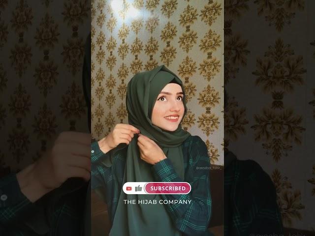 Simple Georgette Chiffon Hijab Tutorial with Inner Cap