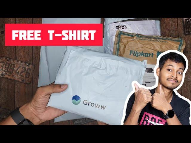 Free T-Shirt for Men (For Groww Users Only)