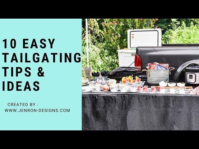 Easy Tailgating Ideas