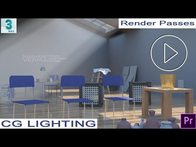 Mental Ray Render Passes | 3d Model | 3ds Max 2019