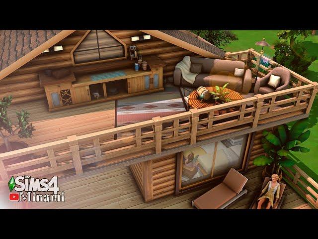 Lakeside Retreat In Granite Falls  | SIMS 4 Stop Motion Build | No CC