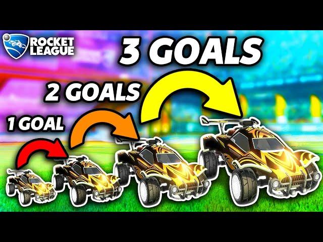 Rocket League, but every time you score you GROW!