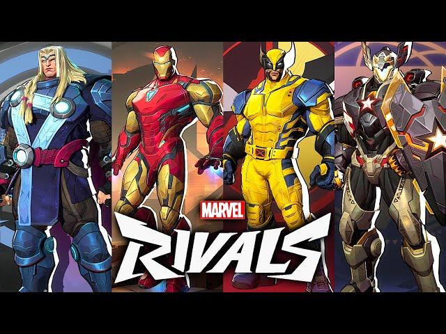 Marvel Rivals - All Characters & Skins Showcase (4K 60FPS)