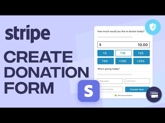 How To Make a Donation Form In Stripe - Quick and Easy! (Stripe Donation Landing Page)