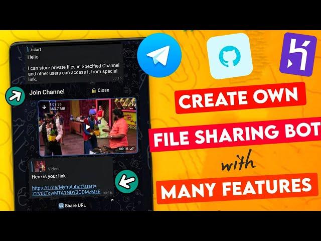 How to Create Own File Sharing Bot Telegram tamil/TechMagazine