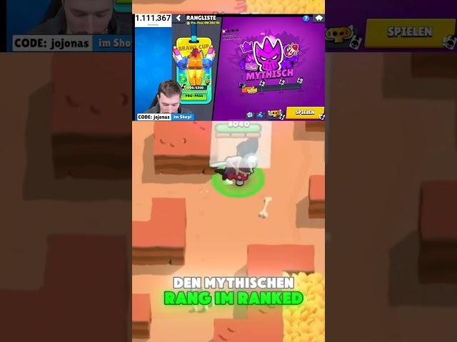 @JoJonasBrawlStars SCHAFFT ER DEN PRO RANK? #brawlstars