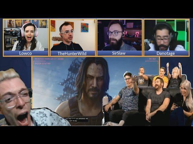 KEANU REEVES (JOHN WICK) IS IN CYBERPUNK 2077 REACTION COMPILATION LAST E3 2019