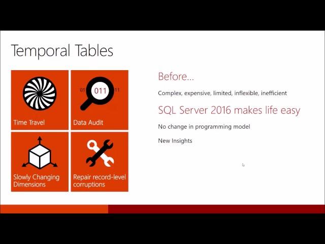 SQL Server 2016 Temporal Tables Explained