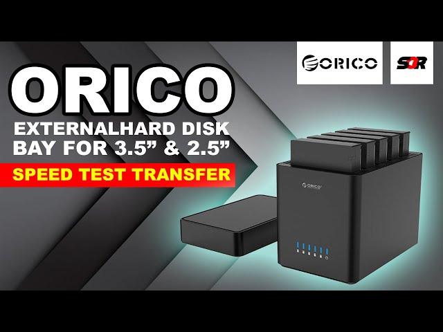 ORICO HARD DISK BAY DS500U3 EXTERNAL DATA STORAGE SPEED TRANSFER REAL WORLD  TEST + FAN NOISE