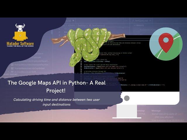 Using the Google Maps API in Python- A Real Project!