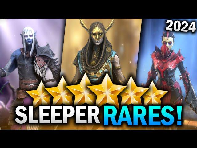 BUILD THESE SLEEPER RARES in 2024! Best Champs EVERY FACTION - Raid Shadow Legends Tier List