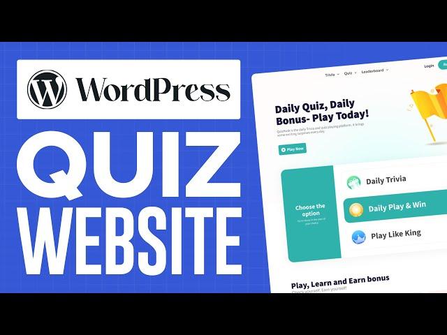 How To Create A Quiz Website In WordPress (2025) Complete Tutorial