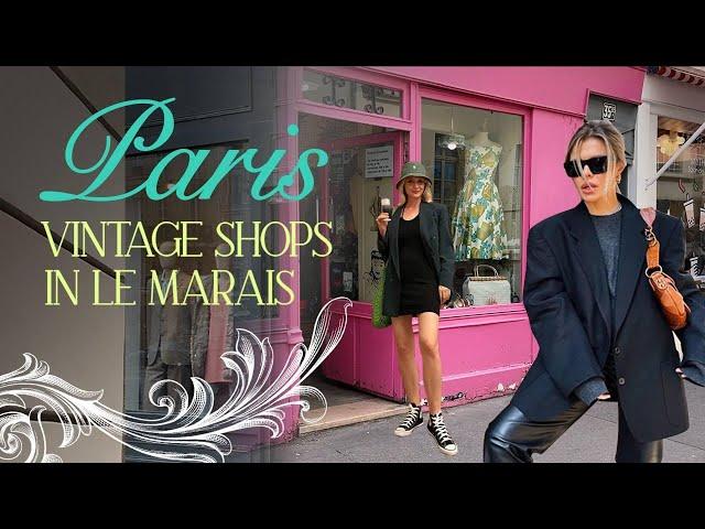 Shopping in Paris. Vintage shops in Le Marais/ Episode 1