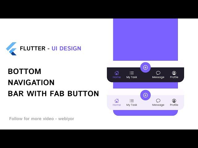 Flutter 2024: How to Customize Bottom Navigation Bar with FAB Button