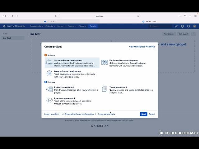 How to create project in jira? Scrum Project/Kanban Project. #Jira