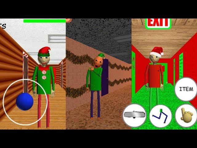 3 Baldi's Basics Christmas Mods For Android! Special Last Video of 2024