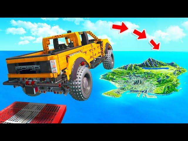 LEGO SUV SPRINGT über die KARTE in GTA 5!