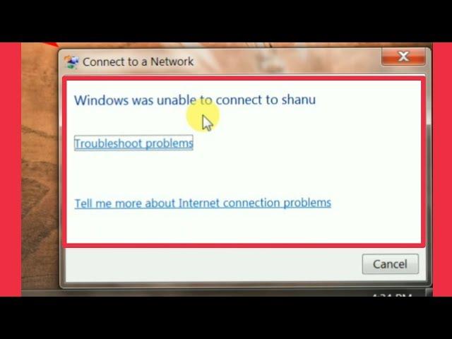 Pc WiFi Problem | Fix Windows Was Unable To Connect To Hotspot Or WiFi In Computer