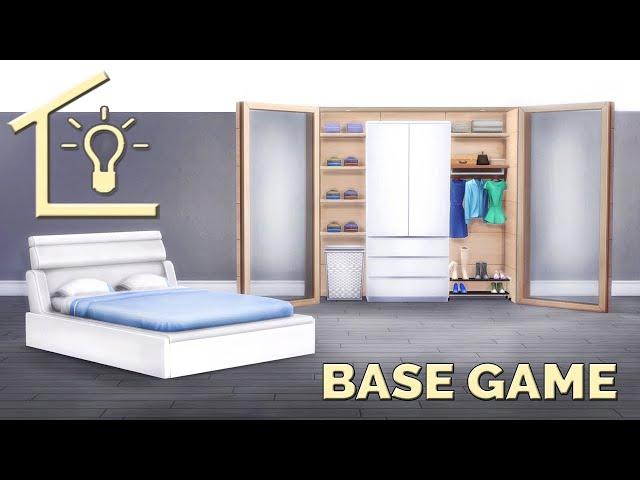 Modern Functional Furniture | Base Game Tutorial | No CC or Mods | The Sims 4