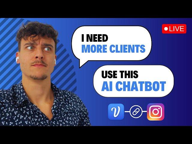 Building An AI Lead Generation Chatbot For Instagram DMs (LIVE)