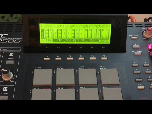 Mpc 2500 Step Editing and Mixer Automation