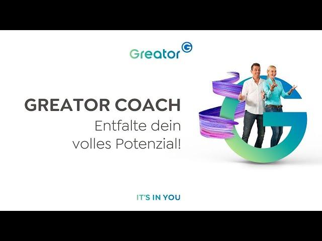 Starte jetzt deine Ausbildung zum Greator Coach!