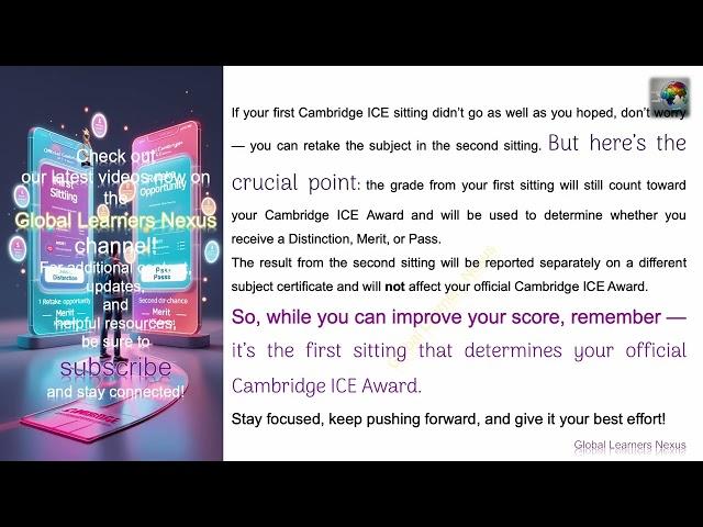 Didn't Do Well on Your First Cambridge ICE? Here’s What You Need to Know About the Retake! #IGCSE