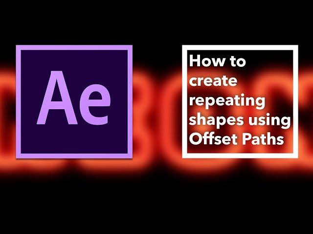 How to create concentric shapes using Offset Paths in After Effects