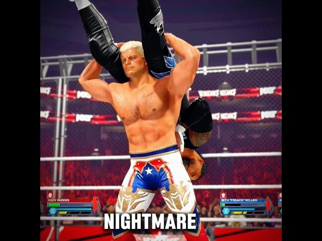 Cody Rhodes Vs JeyUso #wwe #wwe2k24 #gaming #shorts