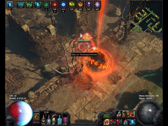 Path of Exile Убер лабиринт 4 ключа: Ессенции + Гаргули \ Uber Lab 4keys Essence+Gargoyles