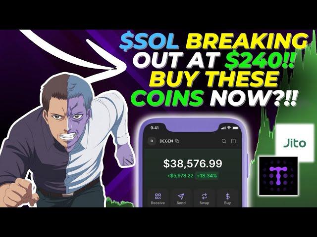 SOLANA TO $900 - THESE SOL COINS ARE NEXT!!! (GEMS)