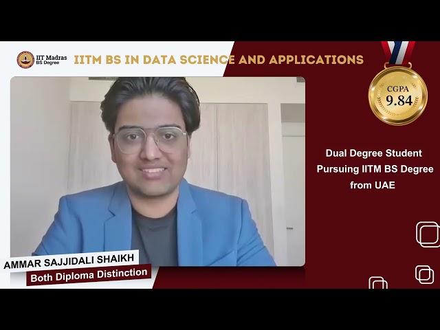 From UAE to IIT Madras: Ammar Sajjid's Inspiring Data Science Journey