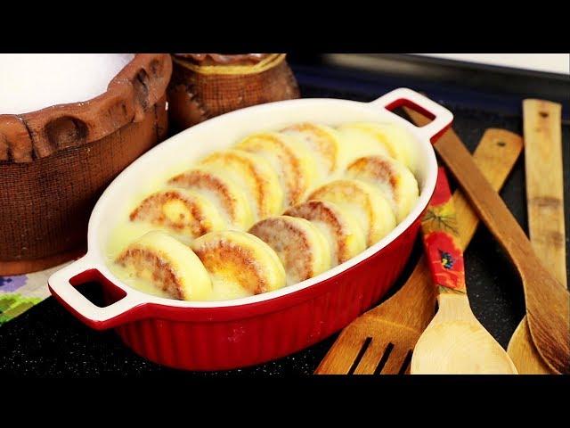 Самые Вкусные Сырники под нежным соусом/простой рецепт