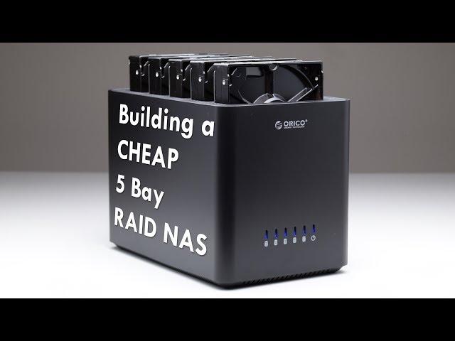 Cheap 5 Bay RAID NAS with Thin Client and ORICO DS500U3 USB 3.0 Hard Drive Enclosure