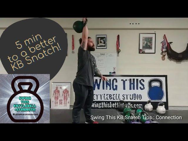 BETTER Kettlebell Snatch Form in 5 minutes : The Piece Many of You are Missing