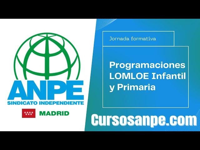 Programaciones LOMLOE Infantil y Primaria