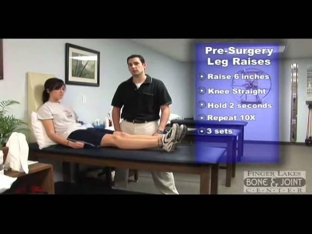 Finger Lakes Bone and Joint Center Pre Knee Surgery