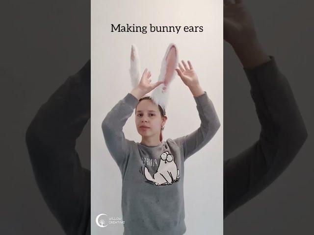 Making bunny ears for costumes and more
