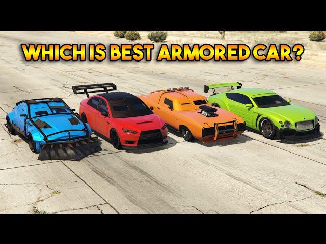 GTA 5 ONLINE : KURUMA VS PARAGON R VS DUKE O DEATH VS ZR 380 (WHICH IS BEST ARMORED CAR?)