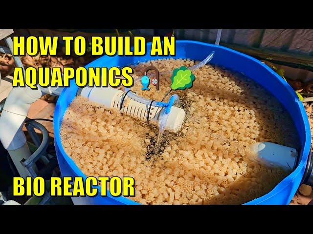 Moving Bed Bio Reactor for Aquaponics - Complete Build