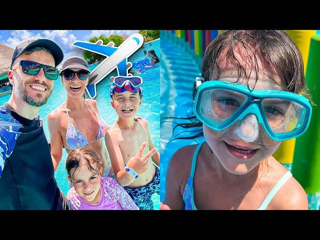 VIAGEM EM FAMÍLIA PARA CANCÚN NO MÉXICO Vlog de 1 Hora Completo - Família Brancoala