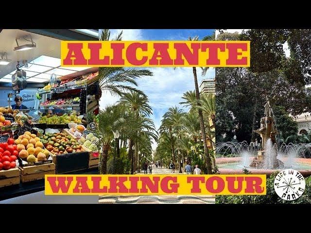 Port Day in Alicante Spain / Walking Tour / Market / Promenade / Banyan Trees