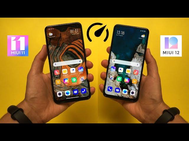 Redmi Note 9 - Miui 11 vs Miui 12 Speed Test!