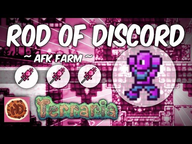 Terraria AFK Rod of Discord & Mimic Farm (1.3 tested & works)