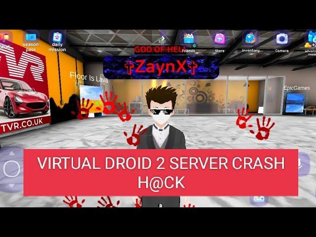 Virtual Droid 2 Server Crash H@ck#virtualdroid2 #virtualdroid #virtualdroid2skins#virtualdroidskin