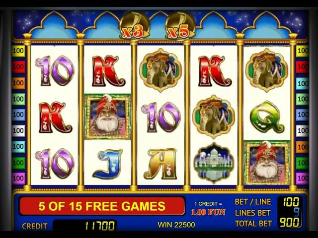 Riches of India. BIG WIN, $$$ 15 bonus games. 