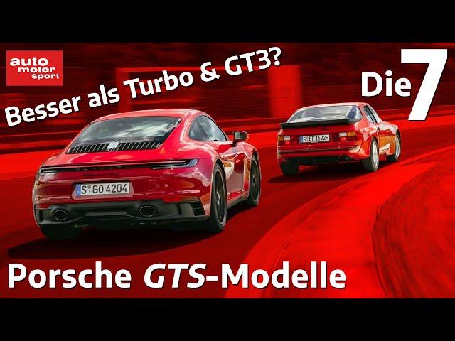 Porsche GTS-Modelle - Die besten Porsche? Was bedeutet GTS? I auto motor und sport