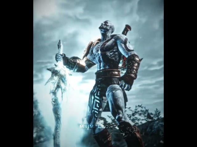 Zeus defeats Kratos.┃GOW 3 Edit [4k]┃#viralvideo