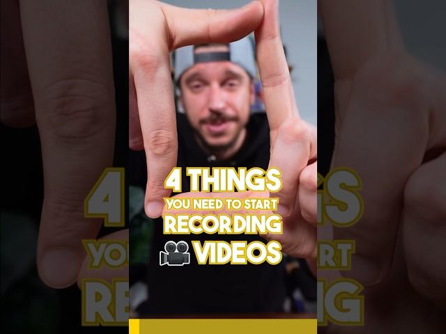 The only 4 things you need to start recording YouTube Shorts  #videoshort #contentmarketing