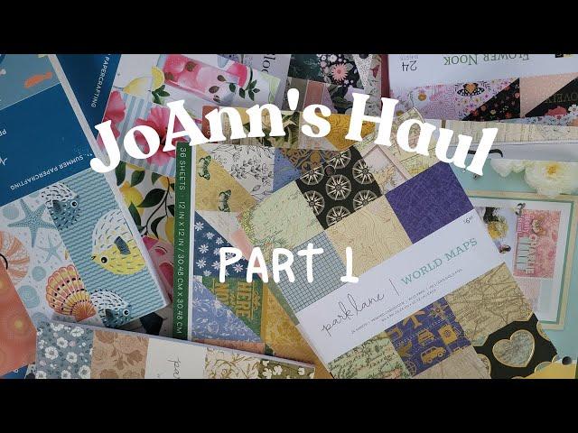 Paper pad haul from JoAnn's - part 1
